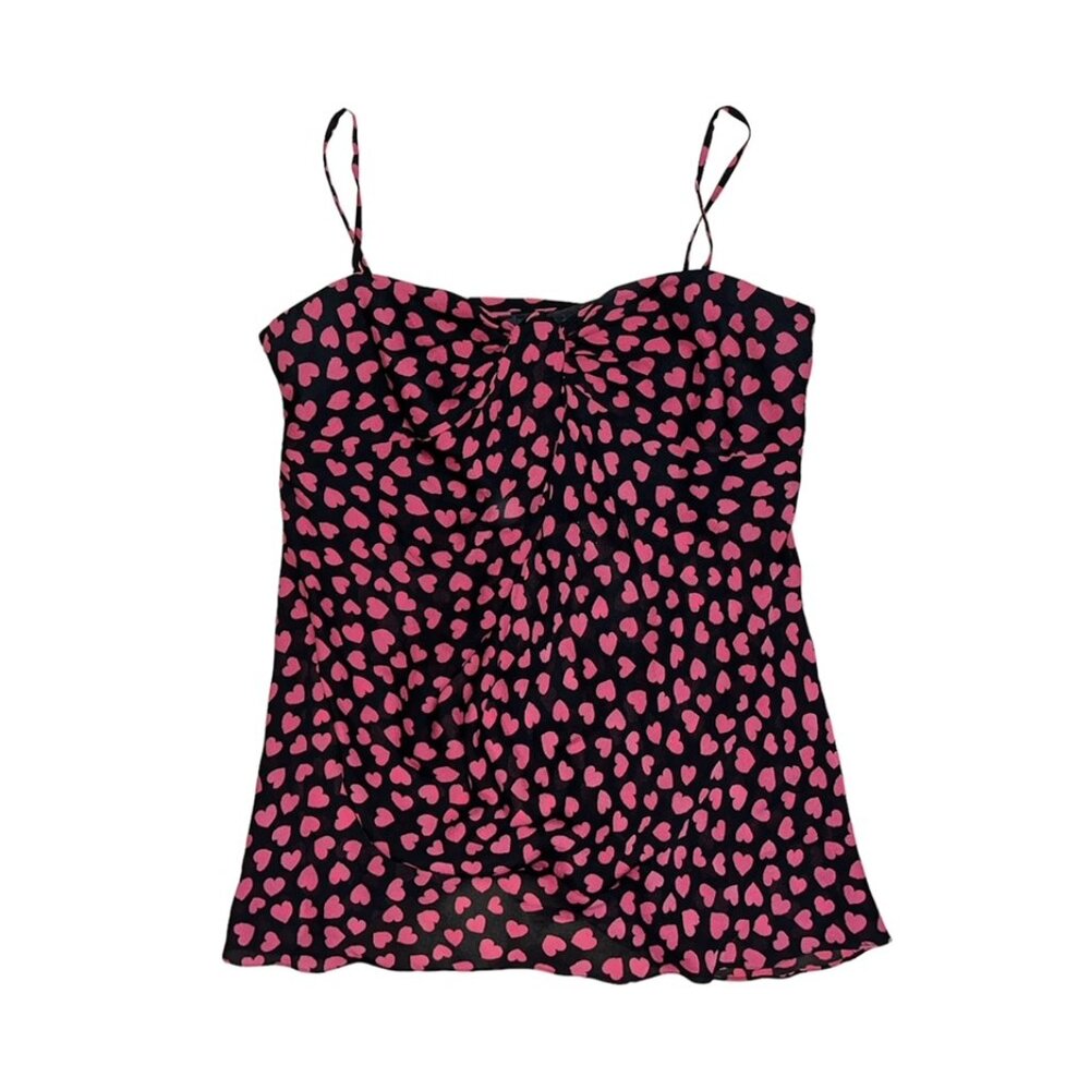 Moschino cheap & chic heart camisole top